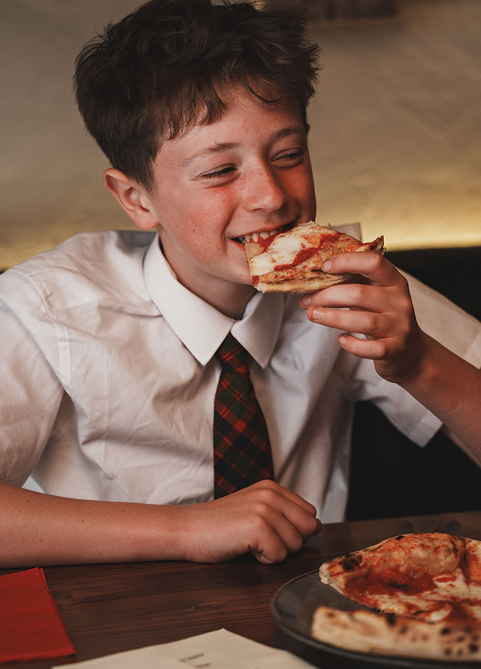 Kids menu dish at Little Tuscany